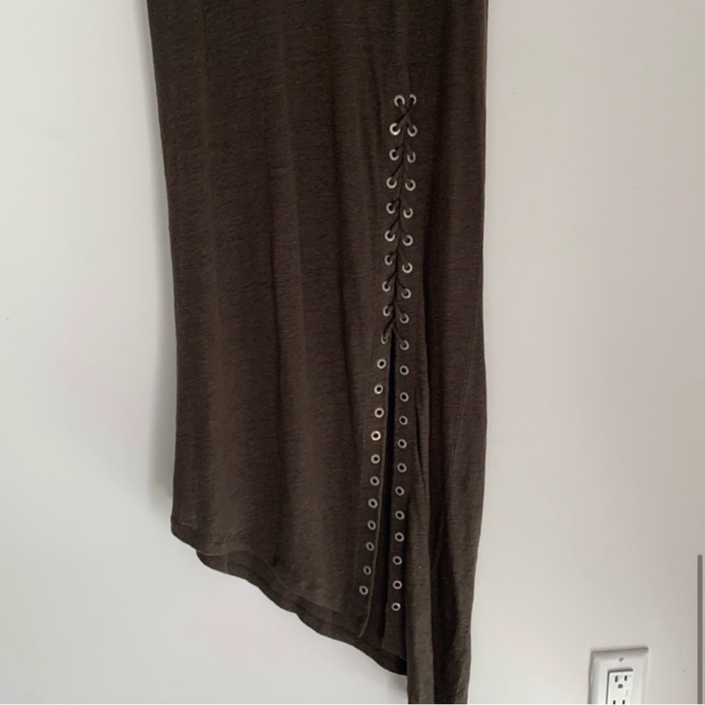 IRO Asymmetrical Grommet Detail Tank Dress – Size Small, NWT 100% linen - Picture 7 of 9